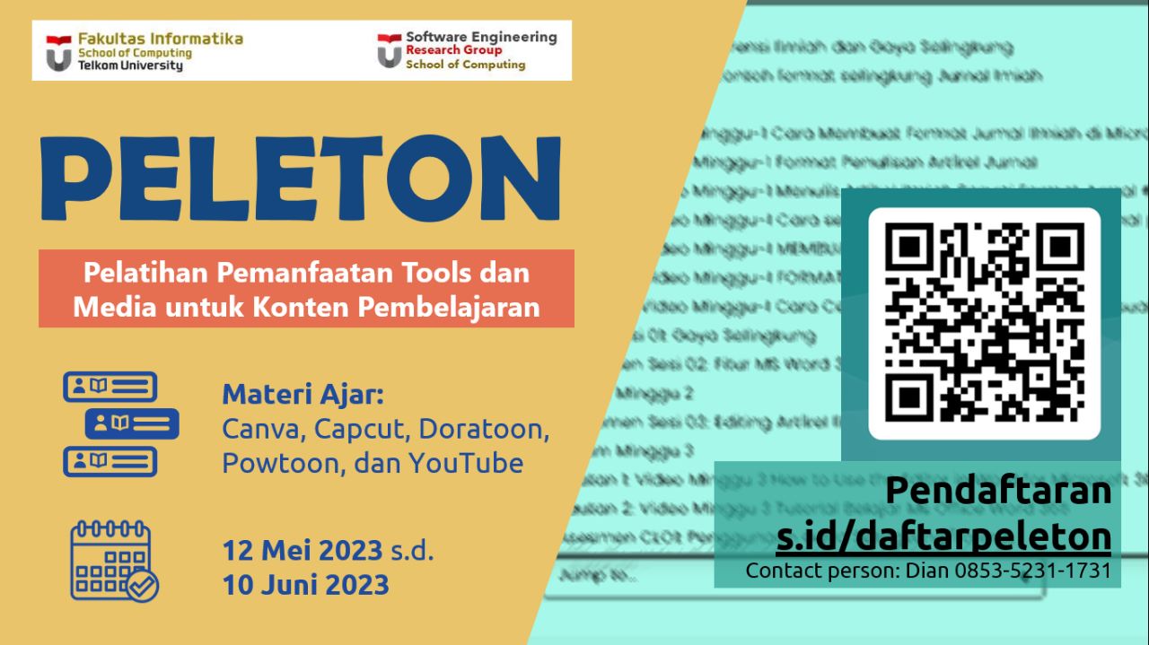 Pelatihan Pemanfaatan Tools dan Media untuk Konten Pembelajaran