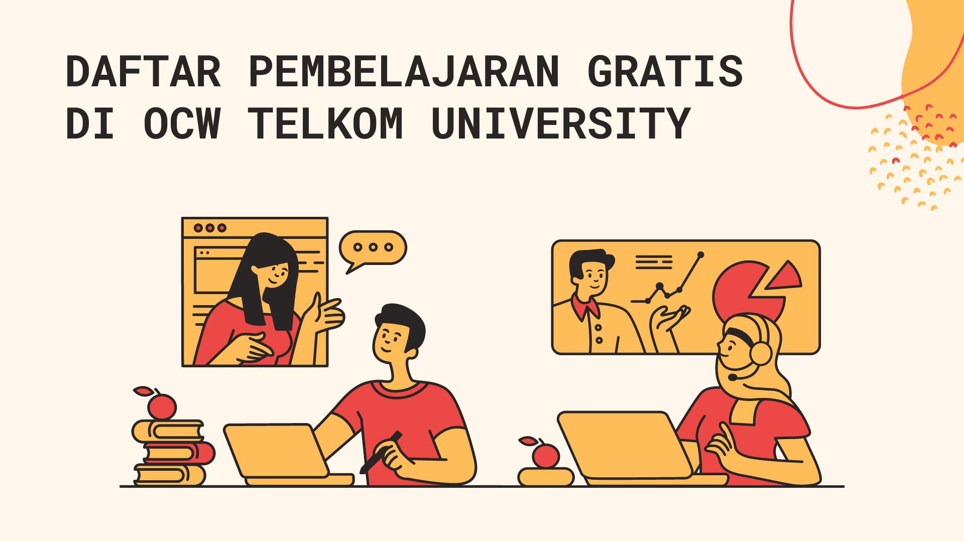 Daftar Pembelajaran Gratis di OCW Telkom University